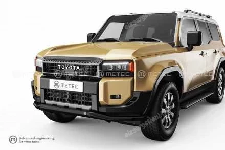 METEC LOW BAR WITH AXLE-PLATE TOYOTA Land Cruiser 250