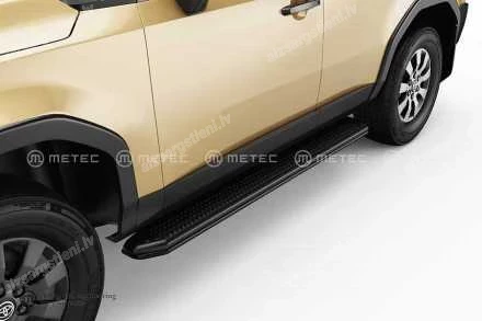 METEC ROUND SIDE PROTECTION BARS FOR OEM SIDE STEPS