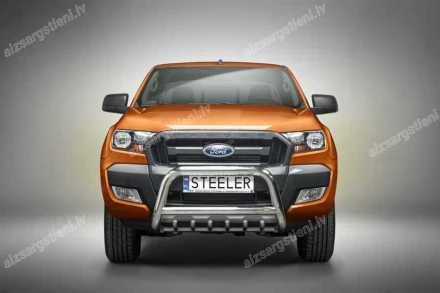 STEELER PRIEKŠĒJAIS A FORMAS AIZSARGSTIENIS AR ŠĶĒRSSTIENI UN AIZSARGRIBĀM FORD Ranger