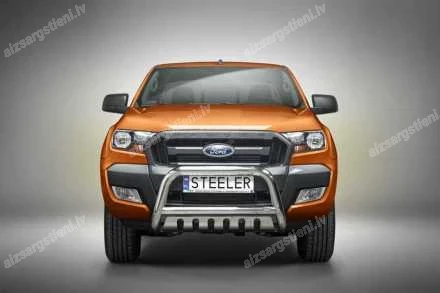 STEELER PRIEKŠĒJAIS A FORMAS AIZSARGSTIENIS AR ŠĶĒRSSTIENI UN AIZSARGPLĀKSNI FORD Ranger