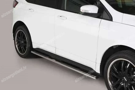 MISUTONIDA OVAL SIDE BARS WITH PLASTIC FOOTSTEPS FORD Edge