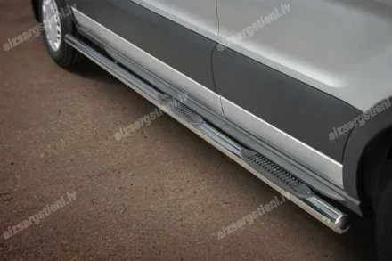 STEELER ROUND SIDE BARS WITH PLASTIC FOOTSTEPS