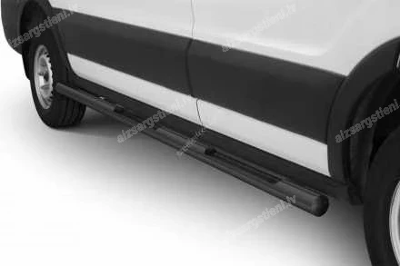 STEELER ROUND SIDE BARS WITH INTEGRATED FOOTSTEPS
