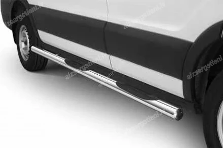 STEELER ROUND SIDE BARS WITH PLASTIC FOOTSTEPS
