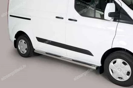 MISUTONIDA ROUND SIDE BARS WITH PLASTIC FOOTSTEPS FORD Transit Custom / Tourneo Custom