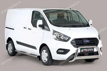 MISUTONIDA ROUND SIDE BARS WITH PLASTIC FOOTSTEPS FORD Transit Custom / Tourneo Custom