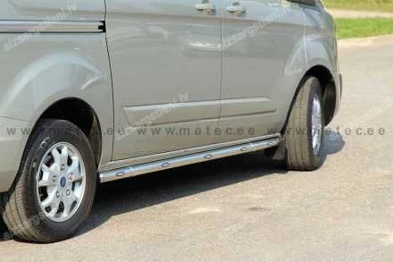 METEC ROUND SIDE PROTECTION BARS WITH ADDITIONAL LED BODY LIGHTS (L1WHEELBASE)