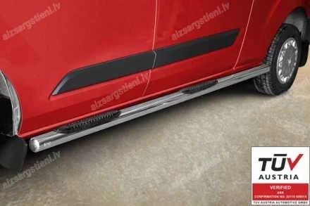 STEELER ROUND SIDE BARS WITH PLASTIC FOOTSTEPS