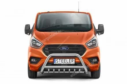 STEELER PRIEKŠĒJAIS A FORMAS AIZSARGSTIENIS AR ŠĶĒRSSTIENI UN AIZSARGRIBĀM FORD Transit Custom / Tourneo Custom