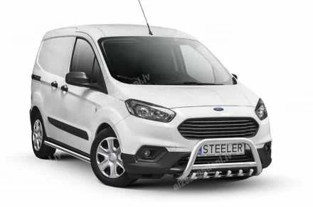 STEELER PRIEKŠĒJAIS A FORMAS AIZSARGSTIENIS AR ŠĶĒRSSTIENI UN AIZSARGRIBĀM FORD Transit Courier