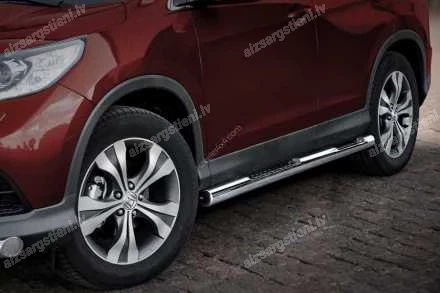 STEELER ROUND SIDE BARS WITH INTEGRATED FOOTSTEPS