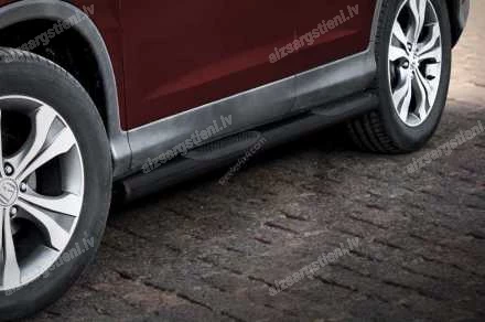 STEELER ROUND SIDE BARS WITH PLASTIC FOOTSTEPS