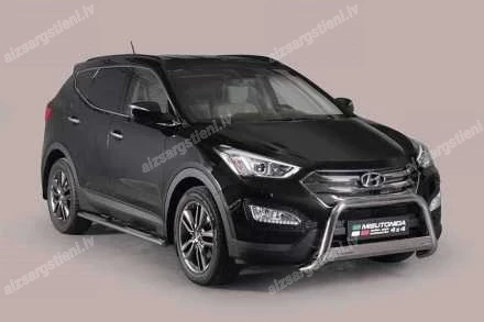 MISUTONIDA OVAL SIDE BARS WITH PLASTIC FOOTSTEPS HYUNDAI Santa Fe