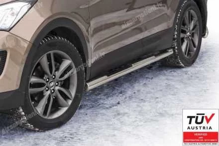 STEELER ROUND SIDE BARS WITH INTEGRATED FOOTSTEPS