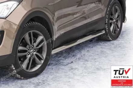 STEELER ROUND SIDE BARS WITH PLASTIC FOOTSTEPS