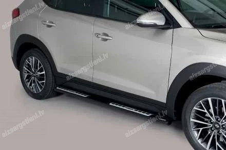 MISUTONIDA OVAL SIDE BARS WITH INTEGRATED PLASTIC FOOTSTEPS