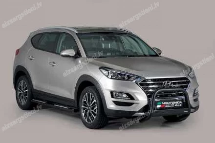 MISUTONIDA OVAL SIDE BARS WITH INTEGRATED PLASTIC FOOTSTEPS HYUNDAI Tucson