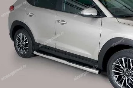 MISUTONIDA ROUND SIDE BARS WITH PLASTIC FOOTSTEPS