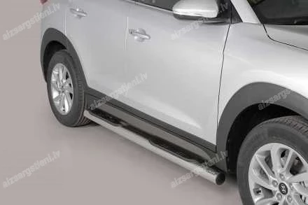 MISUTONIDA ROUND SIDE BARS WITH PLASTIC FOOTSTEPS