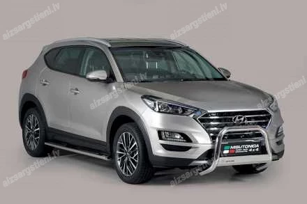 MISUTONIDA OVAL SIDE BARS WITH PLASTIC FOOTSTEPS HYUNDAI Tucson